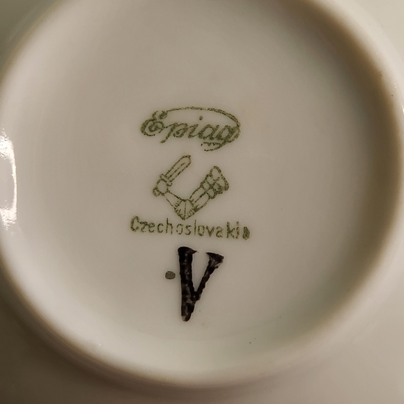 Early 20th Century Epiag Czechoslovakia Fine China Floral/Gold Trim Teacup - Picture 7 of 12